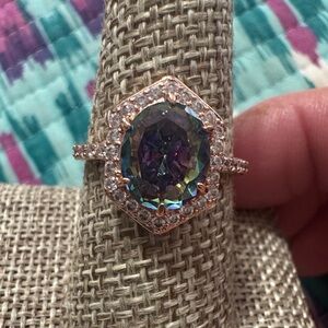 Bomb party didn’t keep tag don’t know stone  Multicolor Stone Ring size 8